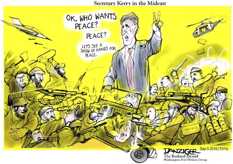 Political/Editorial Cartoon by Jeff Danziger on In Other News