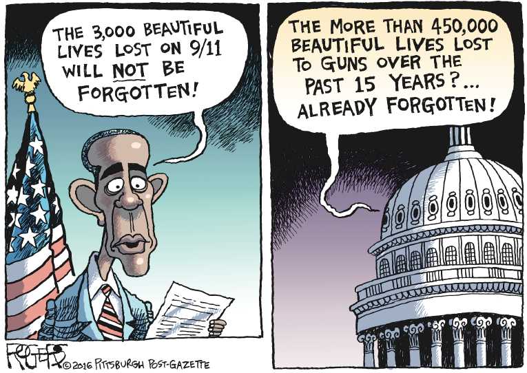 Political/Editorial Cartoon by Rob Rogers, The Pittsburgh Post-Gazette on In Other News