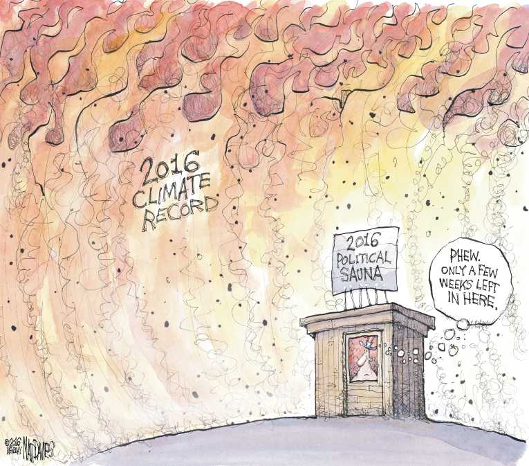 Political/Editorial Cartoon by Matt Davies, Journal News on In Other News