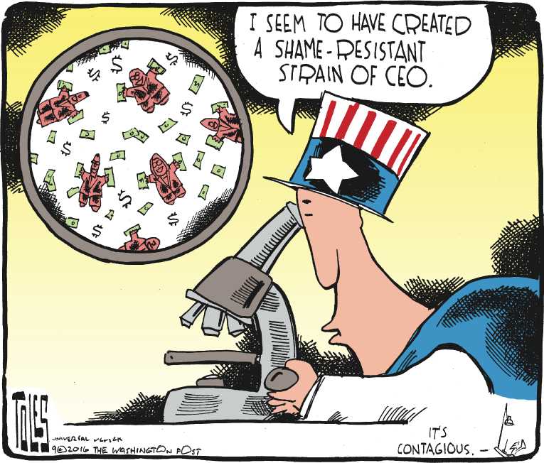 Political/Editorial Cartoon by Tom Toles, Washington Post on In Other News