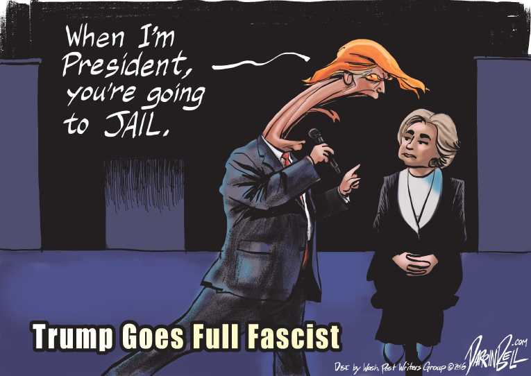 Political/Editorial Cartoon by Darrin Bell, Washington Post Writers Group on Debate Gets Nastier