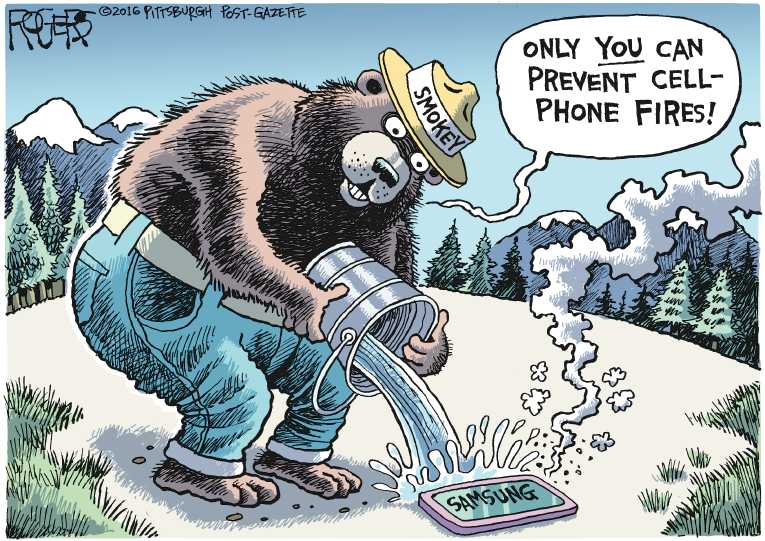 Political/Editorial Cartoon by Rob Rogers, The Pittsburgh Post-Gazette on In Other News