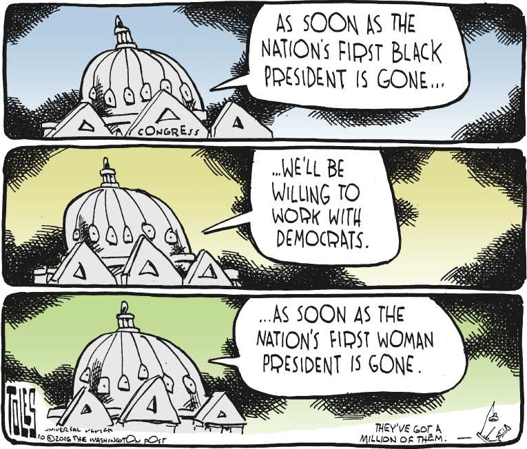 Political/Editorial Cartoon by Tom Toles, Washington Post on In Other News