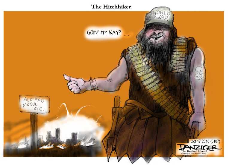Political/Editorial Cartoon by Jeff Danziger on In Other News