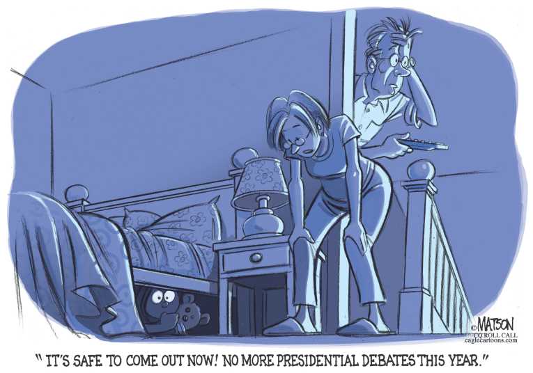 Political/Editorial Cartoon by RJ Matson, Cagle Cartoons on Campaigns Enter Final Weeks