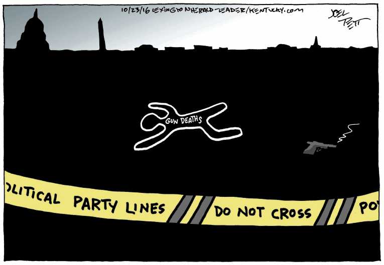 Political/Editorial Cartoon by Joel Pett, Lexington Herald-Leader, CWS/CartoonArts Intl. on In Other News