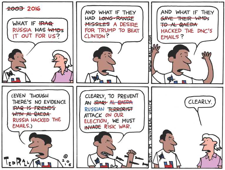Political/Editorial Cartoon by Ted Rall on Election Rigging Not Possible