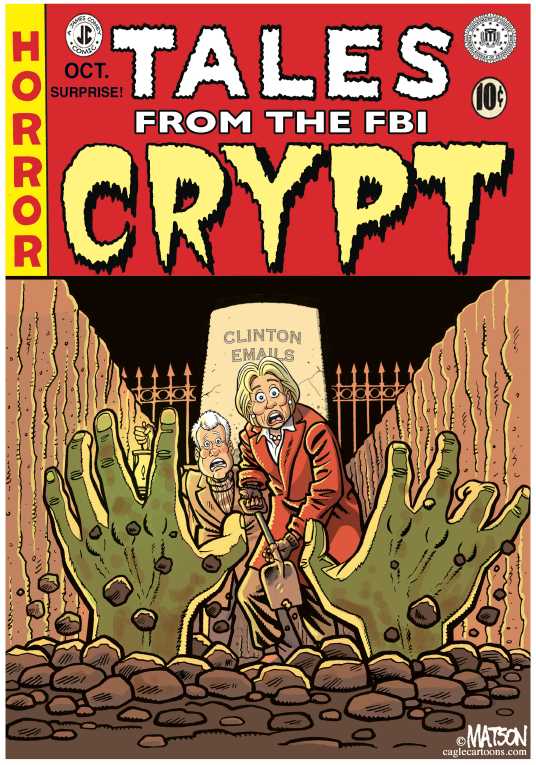 Political/Editorial Cartoon by RJ Matson, Cagle Cartoons on Hillary Under Fire