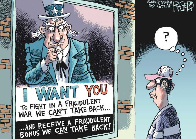Political/Editorial Cartoon by Rob Rogers, The Pittsburgh Post-Gazette on In Other News