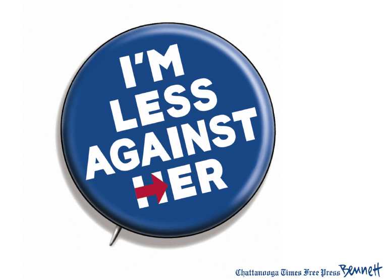 Political/Editorial Cartoon by Clay Bennett, Chattanooga Times Free Press on Final Days Were Intense
