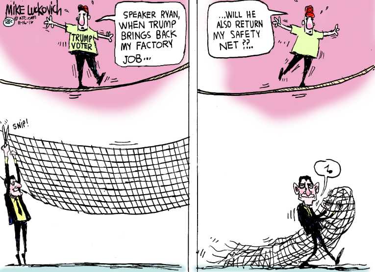 Political/Editorial Cartoon by Mike Luckovich, Atlanta Journal-Constitution on GOP Eyes Big Changes