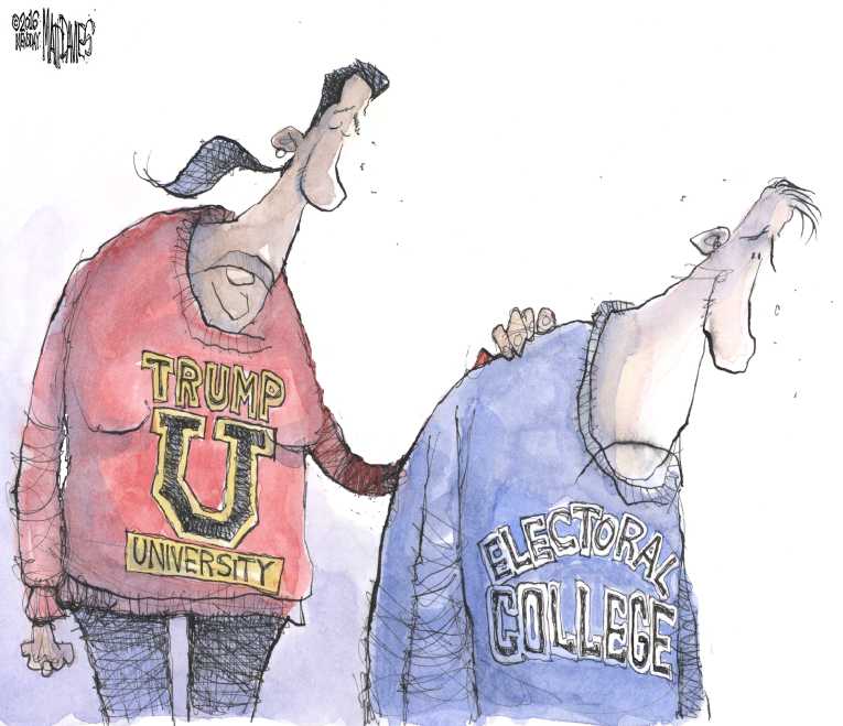 Political/Editorial Cartoon by Matt Davies, Journal News on In Other News
