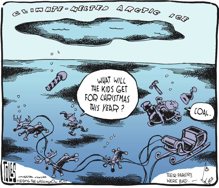 Political/Editorial Cartoon by Tom Toles, Washington Post on In Other News