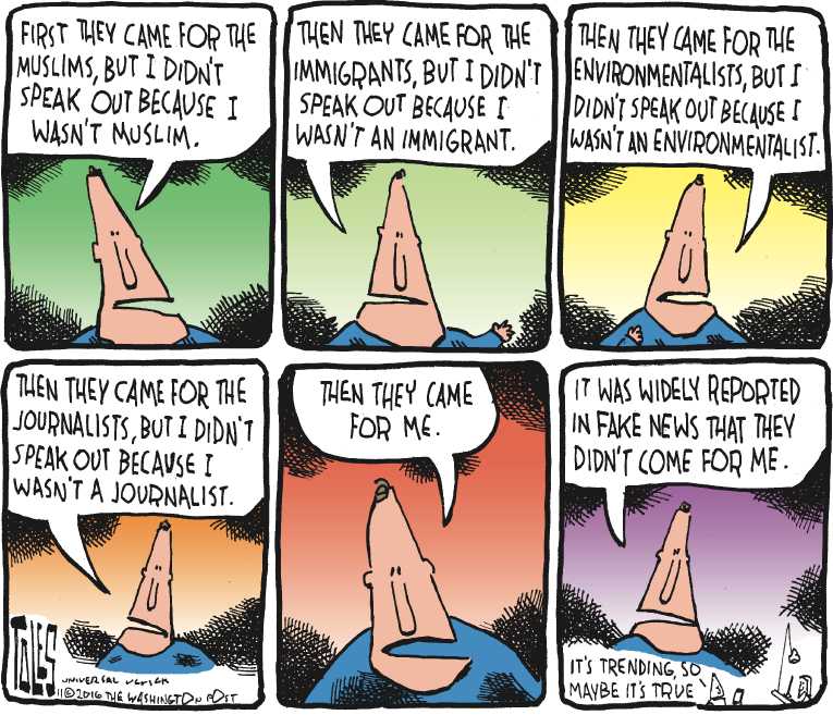 Political/Editorial Cartoon by Tom Toles, Washington Post on In Other News