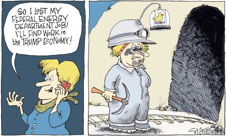 Political/Editorial Cartoon by Signe Wilkinson, Philadelphia Daily News on In Other News