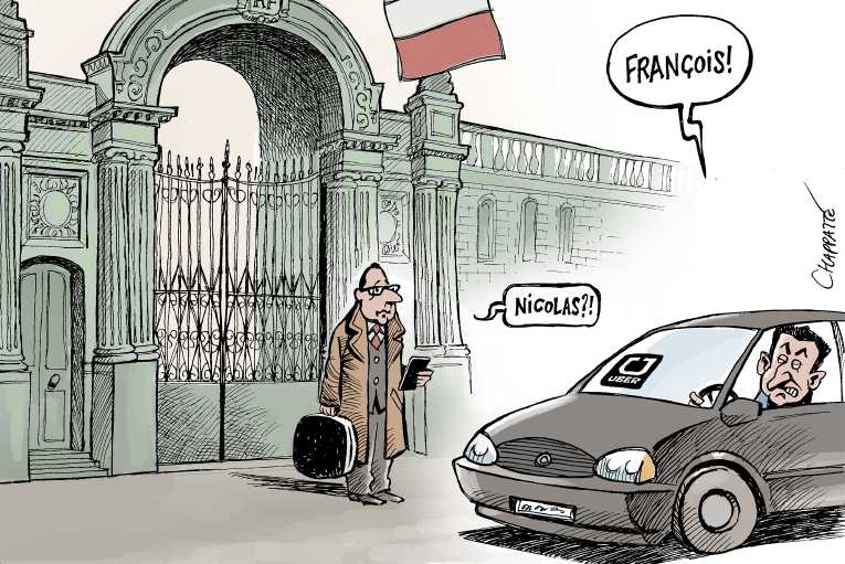 Political/Editorial Cartoon by Patrick Chappatte, International Herald Tribune on In Other News