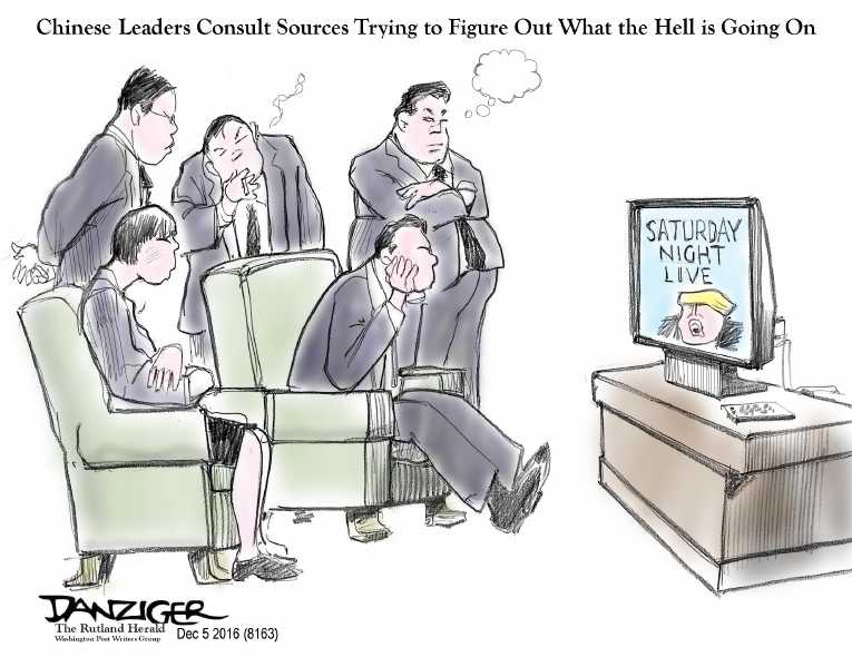 Political/Editorial Cartoon by Jeff Danziger on In Other News