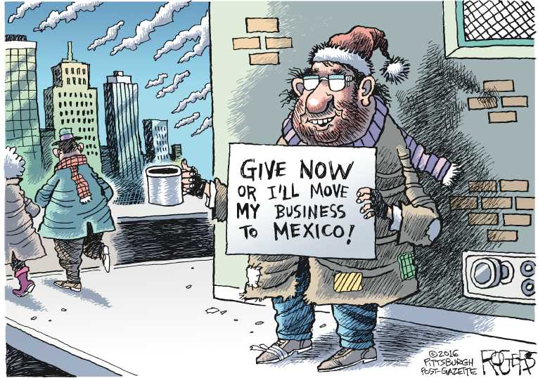Political/Editorial Cartoon by Rob Rogers, The Pittsburgh Post-Gazette on In Other News
