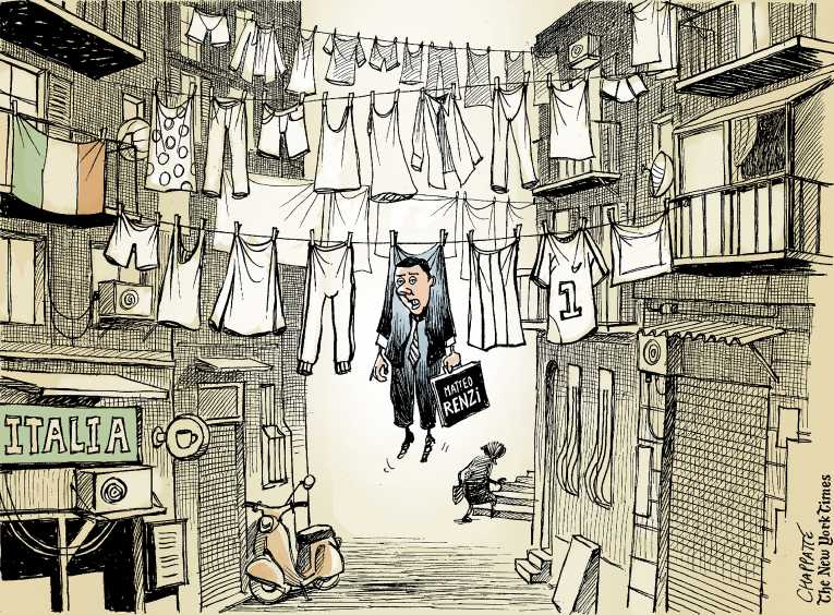 Political/Editorial Cartoon by Patrick Chappatte, International Herald Tribune on In Other News