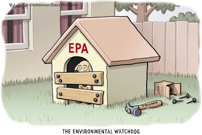 Political/Editorial Cartoon by Clay Bennett, Chattanooga Times Free Press on Trump’s Team Taking Shape