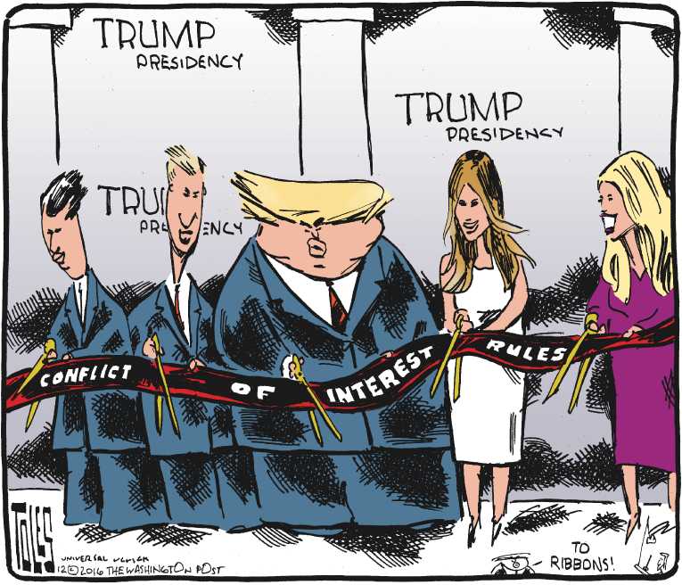 Political/Editorial Cartoon by Tom Toles, Washington Post on Electoral College Blows It