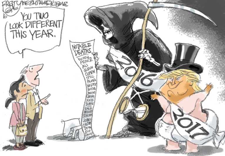 Political/Editorial Cartoon by Pat Bagley, Salt Lake Tribune on The World Celebrates Christmas
