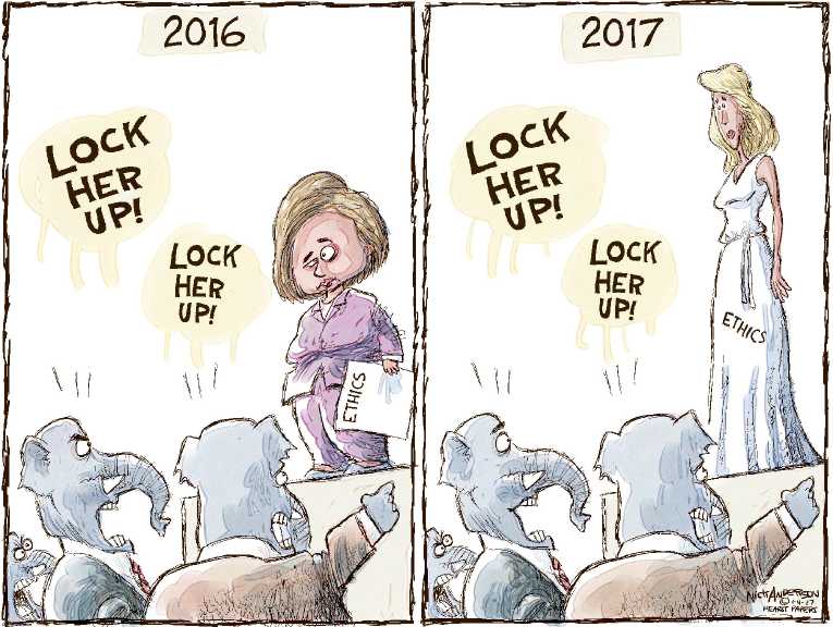 Political/Editorial Cartoon by Nick Anderson, Houston Chronicle on Congress Moves Quickly