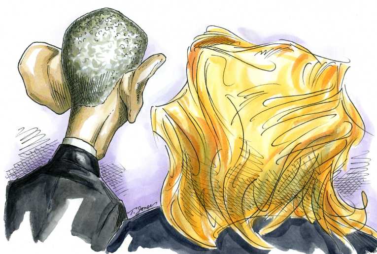 Political/Editorial Cartoon by Taylor Jones, Tribune Media Services on Obama Says Good-bye