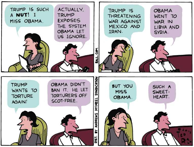 Political/Editorial Cartoon by Ted Rall on In Other News