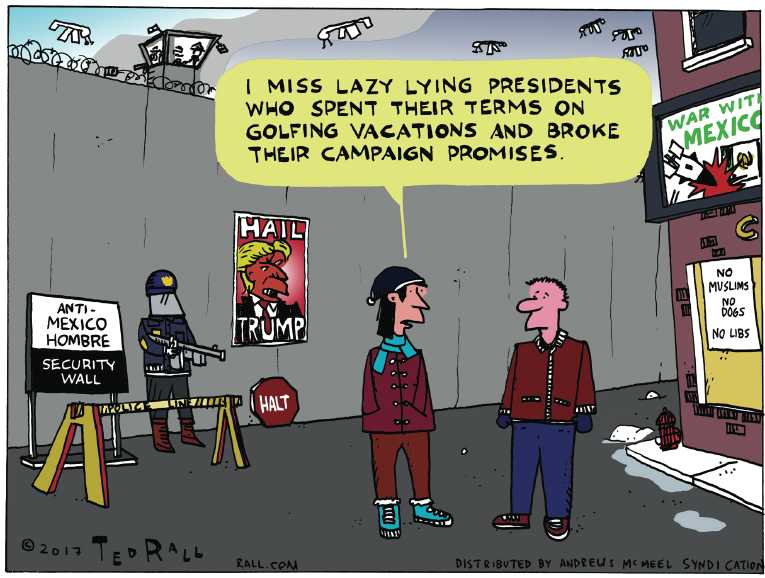 Political/Editorial Cartoon by Ted Rall on In Other News