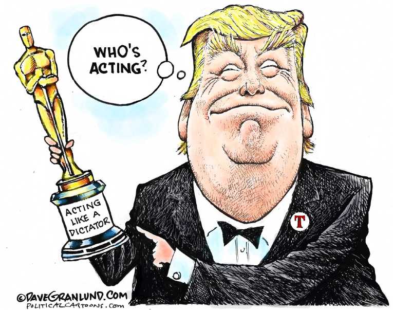 Political/Editorial Cartoon by Dave Granlund on Trump Delivering on Promises