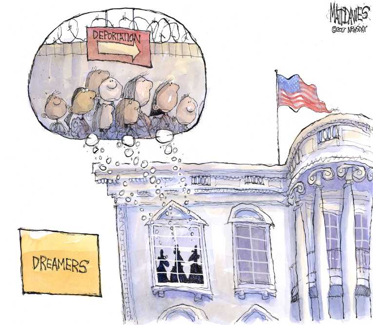 Political/Editorial Cartoon by Matt Davies, Journal News on In Other News