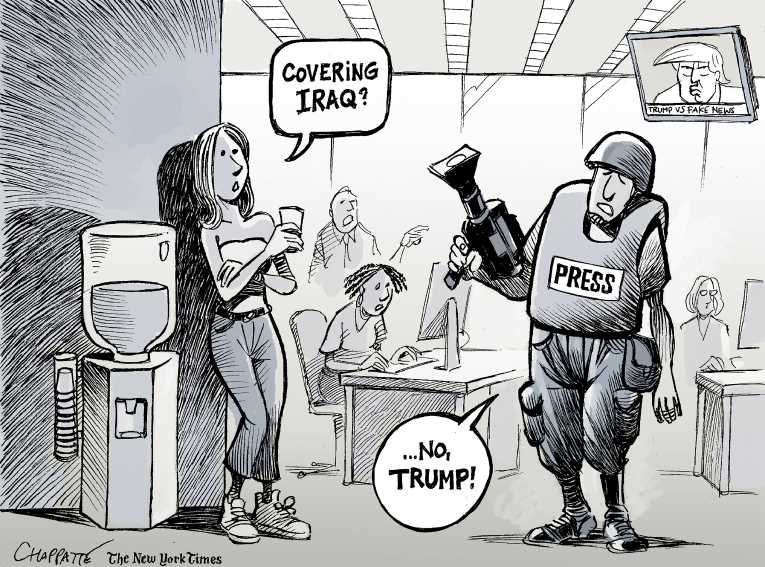 Political/Editorial Cartoon by Patrick Chappatte, International Herald Tribune on In Other News