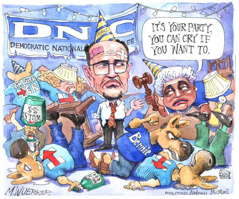 Political/Editorial Cartoon by Matt Wuerker, Politico on In Other News