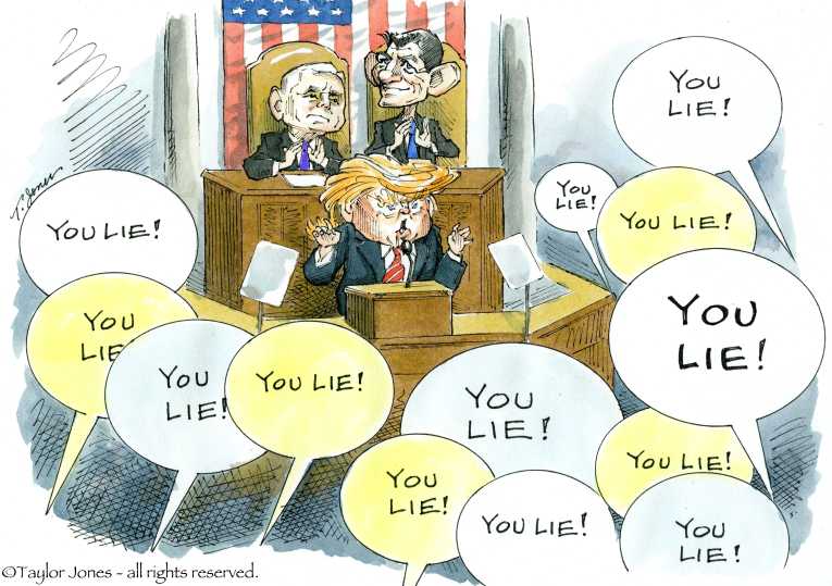 Political/Editorial Cartoon by Taylor Jones, Tribune Media Services on High Grades for President