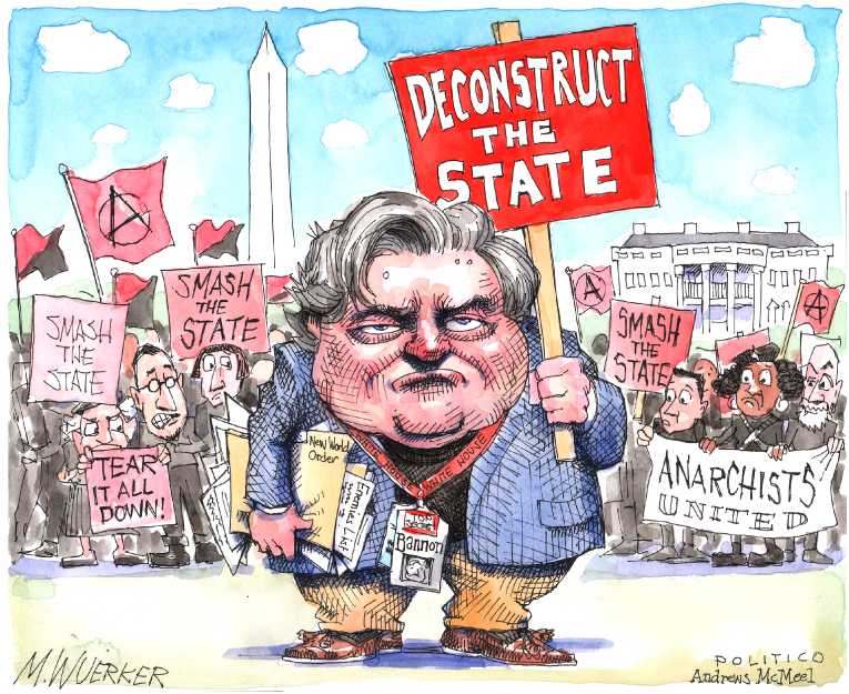 Political/Editorial Cartoon by Matt Wuerker, Politico on Team Trump Winning
