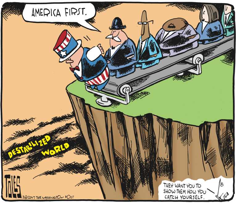 Political/Editorial Cartoon by Tom Toles, Washington Post on In Other News