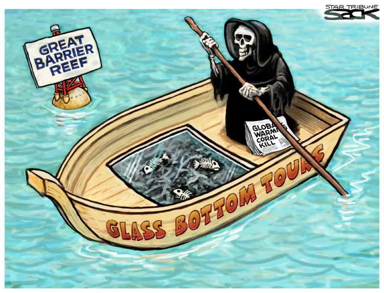 Political/Editorial Cartoon by Steve Sack, Minneapolis Star Tribune on In Other News