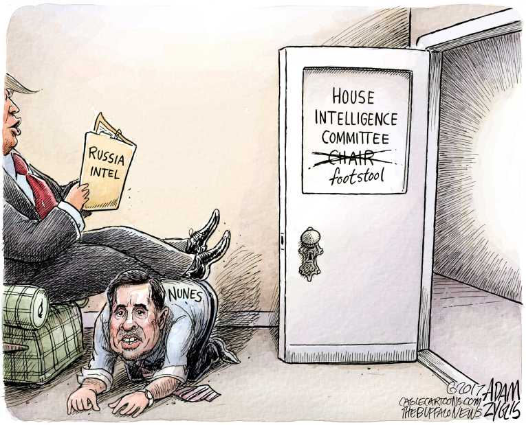 Political/Editorial Cartoon by Adam Zyglis, The Buffalo News on Investigation Leads Nowhere