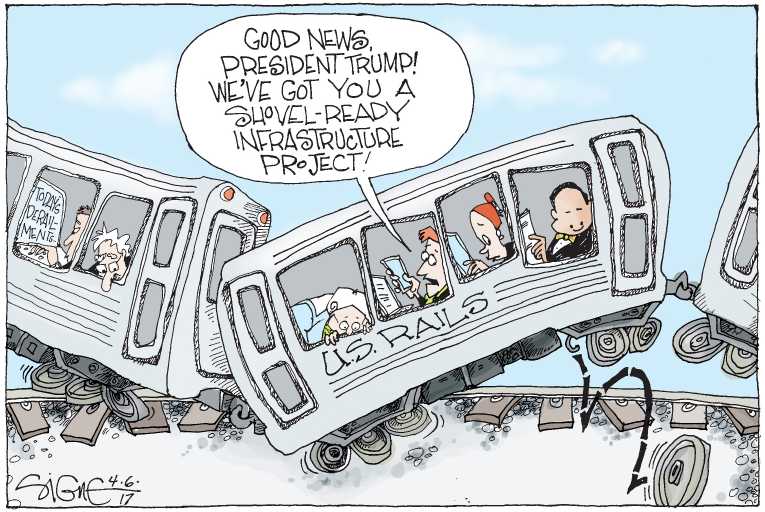 Political/Editorial Cartoon by Signe Wilkinson, Philadelphia Daily News on In Other News