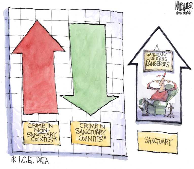 Political/Editorial Cartoon by Matt Davies, Journal News on In Other News