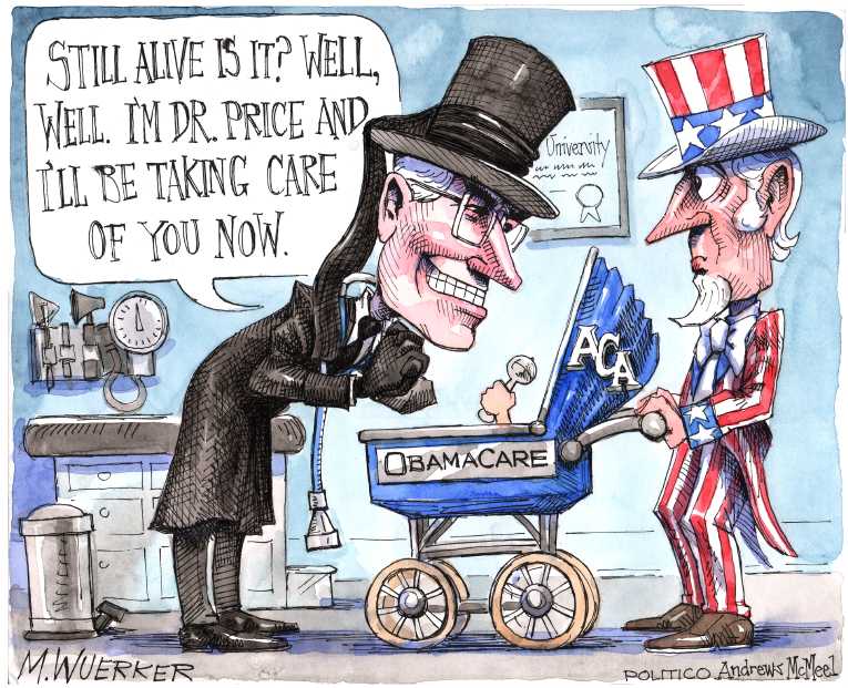 Political/Editorial Cartoon by Matt Wuerker, Politico on In Other News