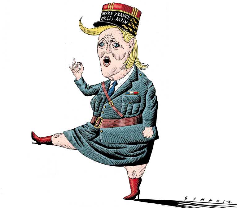 Political/Editorial Cartoon by Daryl Cagle, Cagle Cartoons on France Faces Runoff Election