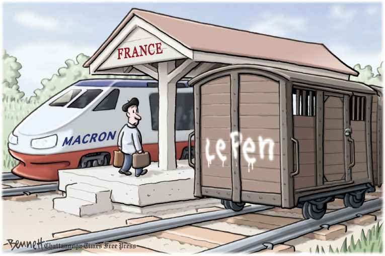 Political/Editorial Cartoon by Clay Bennett, Chattanooga Times Free Press on In Other News