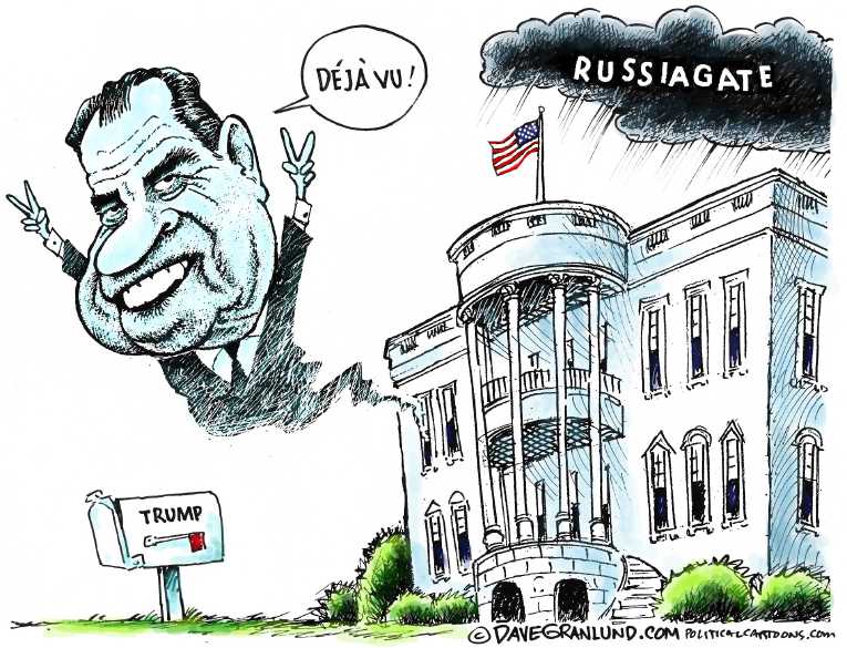 Political/Editorial Cartoon by Dave Granlund on Trump Fires Comey