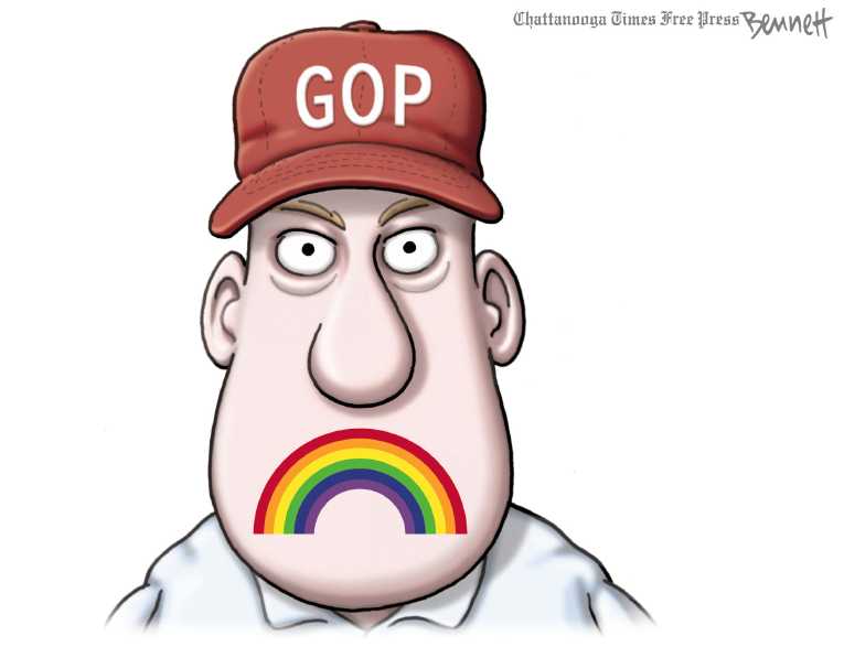 Political/Editorial Cartoon by Clay Bennett, Chattanooga Times Free Press on In Other News