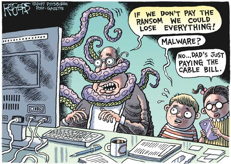 Political/Editorial Cartoon by Rob Rogers, The Pittsburgh Post-Gazette on In Other News