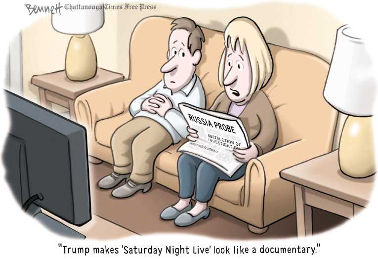 Political/Editorial Cartoon by Clay Bennett, Chattanooga Times Free Press on In Other News