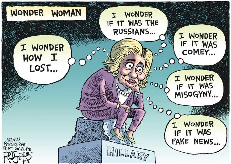 Political/Editorial Cartoon by Rob Rogers, The Pittsburgh Post-Gazette on In Other News