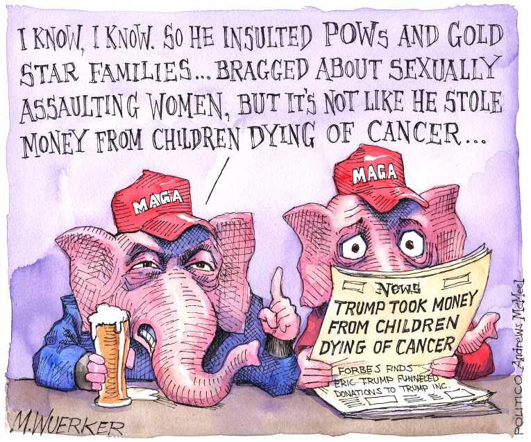 Political/Editorial Cartoon by Matt Wuerker, Politico on In Other News